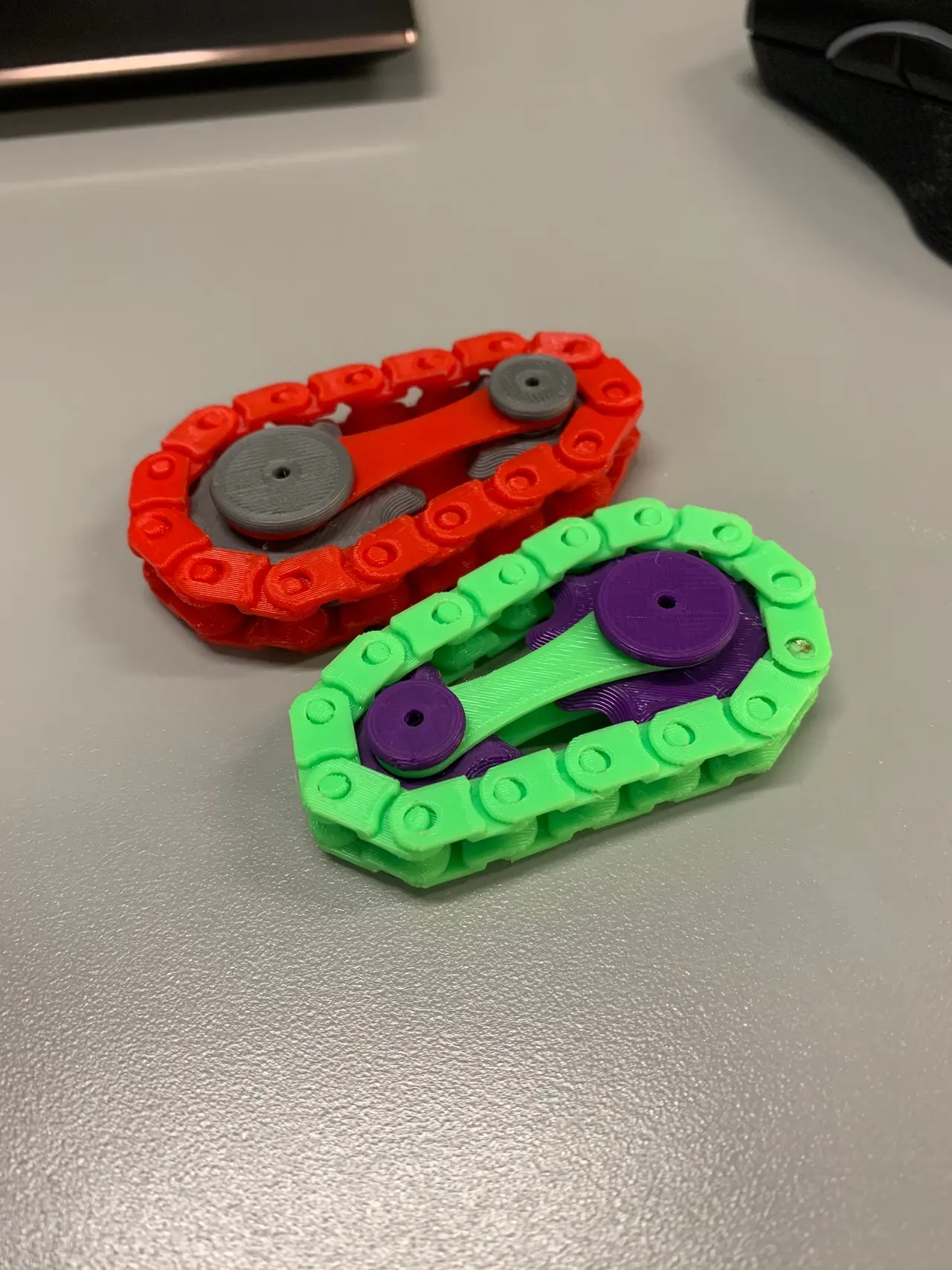 Fully 3D Printed Bike Chain Gear Fidget Toy/Spinner — modelo 3D