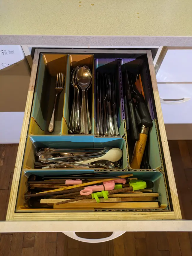 Cuttlery drawer organizer — modelo 3D