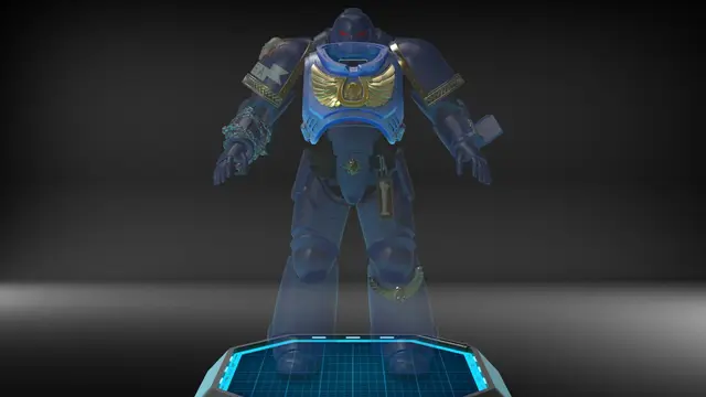 Space Marine Armor Set - Free Sample — modelo 3D
