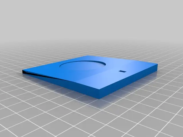 Lithopane Hanger with Tealight Holder — modelo 3D