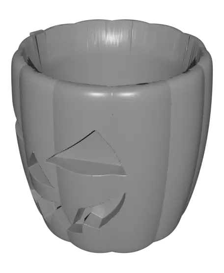 Jack-O-Lantern Ice Cream Holder — modelo 3D