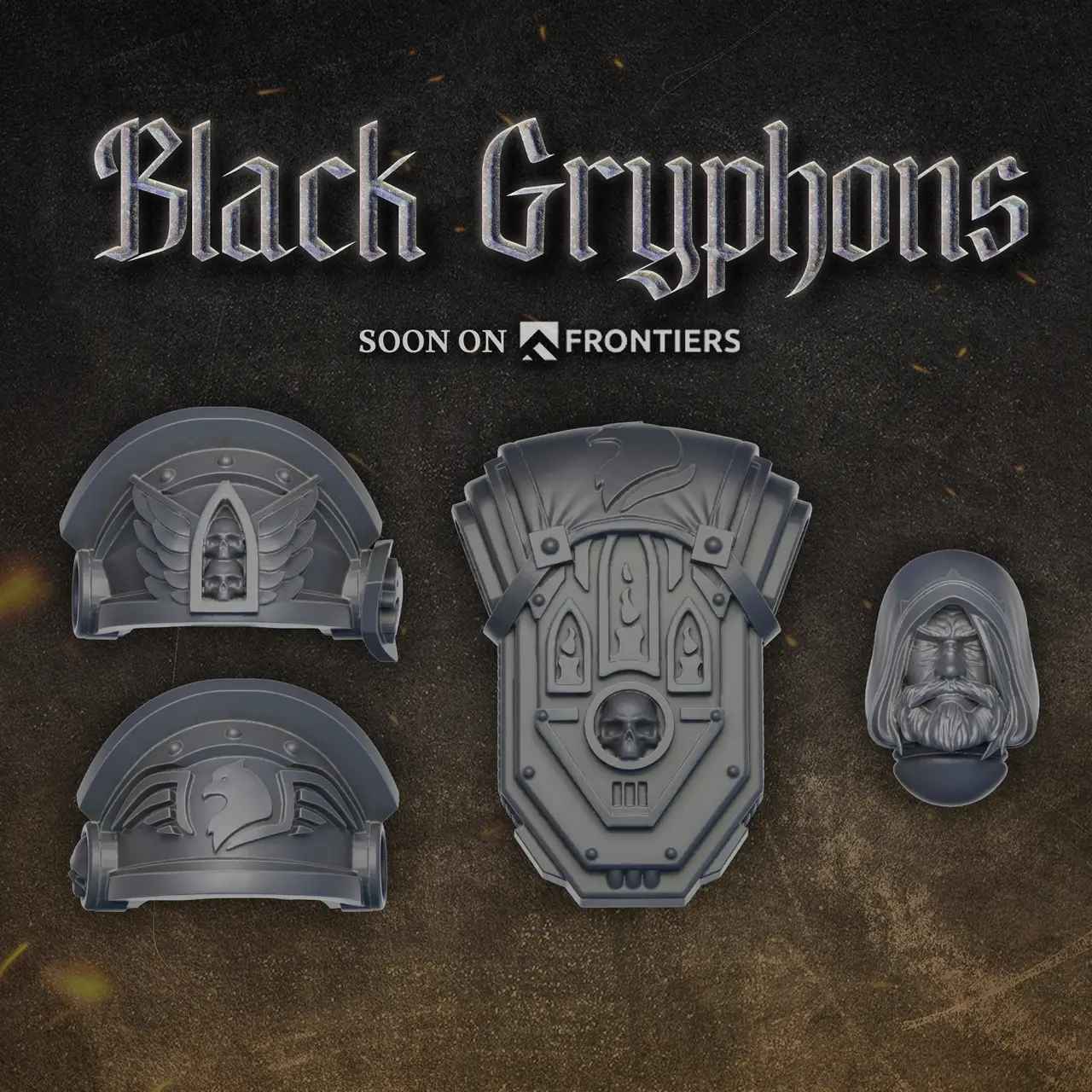 Black Gryphons Promo Bits Set — modelo 3D