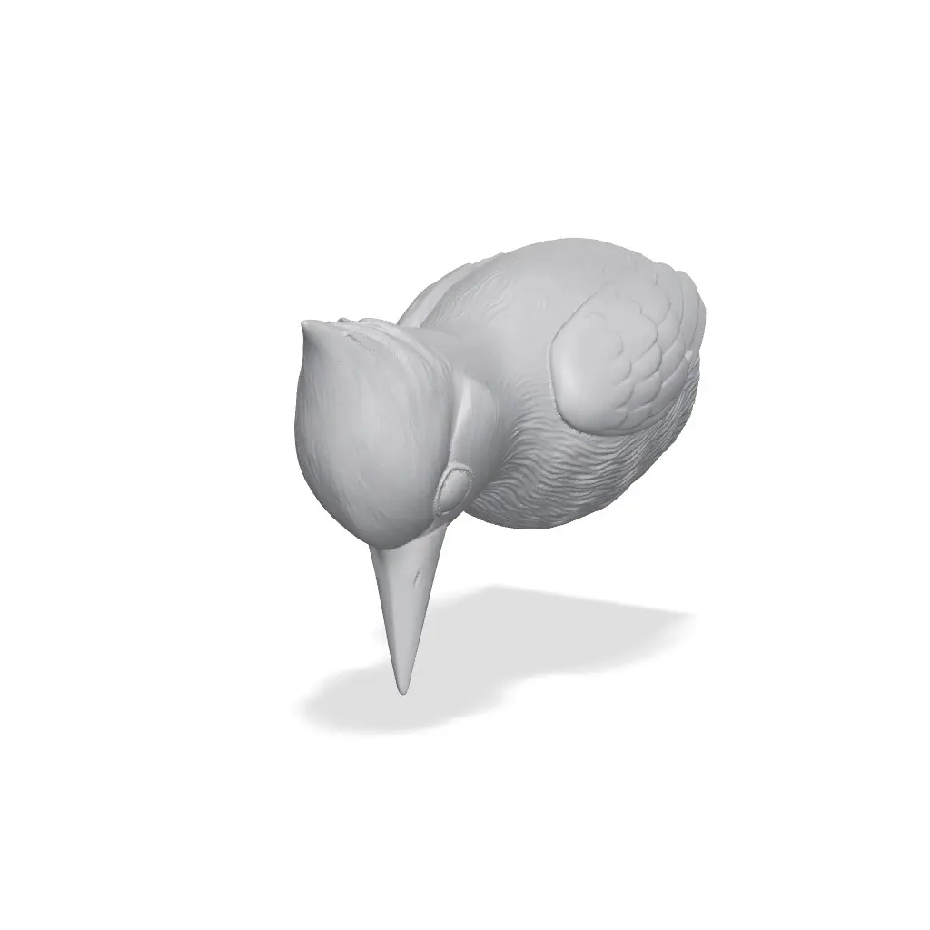 Woodpecker Bust 3D Print STL — modelo 3D