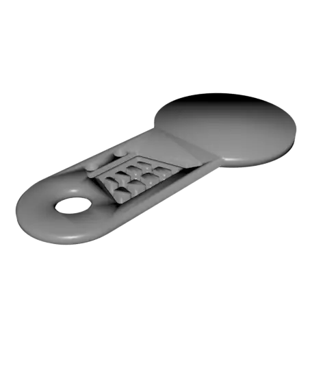 Yet Another Kart Key - US Quarter Size — modelo 3D