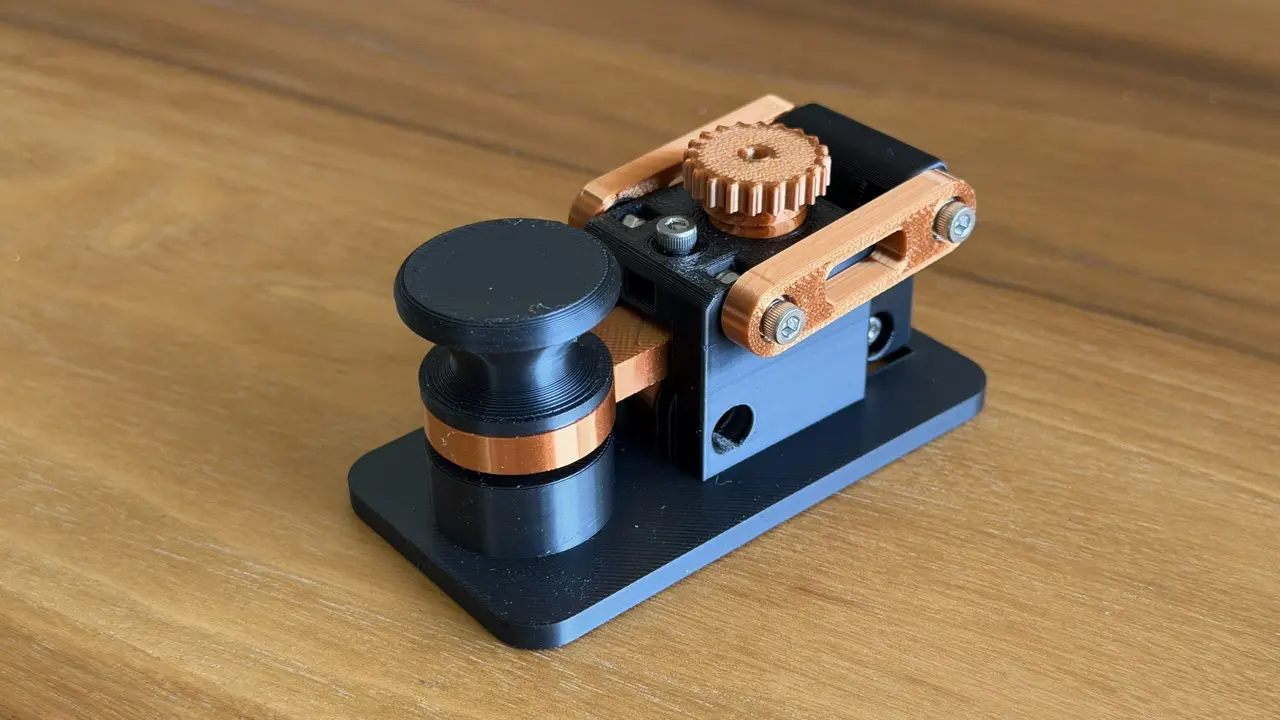 Virtual Pivot Point Straight Morse Key — modelo 3D