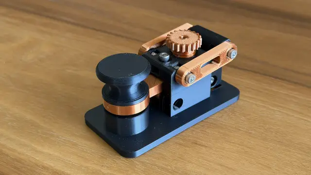 Virtual Pivot Point Straight Morse Key — modelo 3D