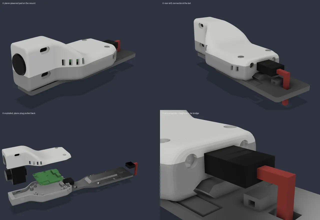 04 POD w/Wide Angle Camera — modelo 3D