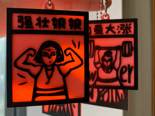 四款-健身挂件 减脂达人 健康 强壮 钥匙扣 — modelo 3D