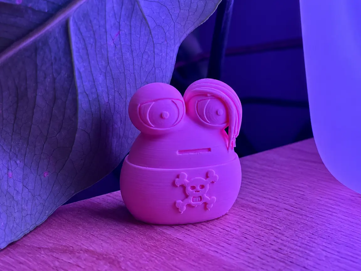 Emo Pou - cute meme figurine — modelo 3D