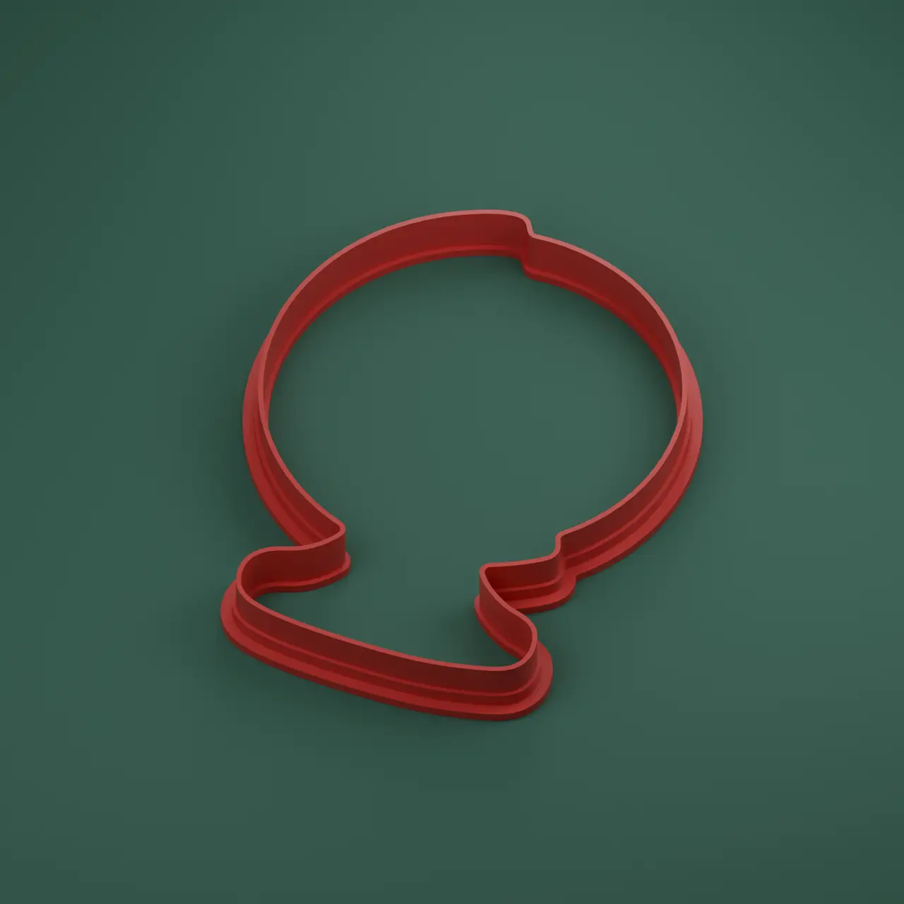Snow Globe Cookie Cutter — modelo 3D