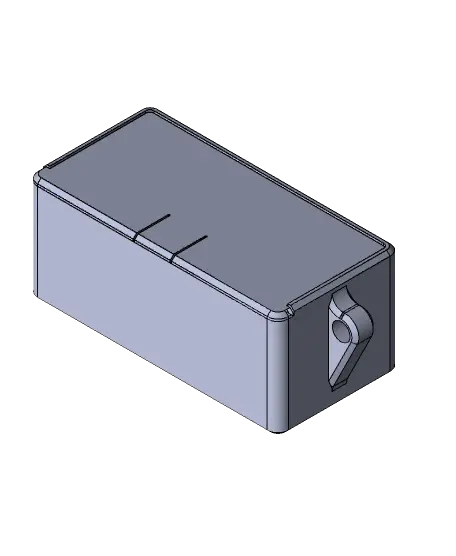 Pwnagotchi case ("Slim" ,rasperry pi Zero + Waveshare V3 + PiSugar 3) — modelo 3D
