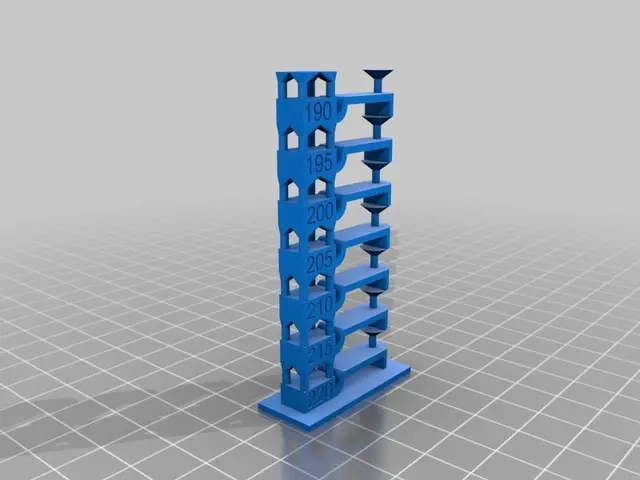 Temperature tower calibration test 220-190 — modelo 3D