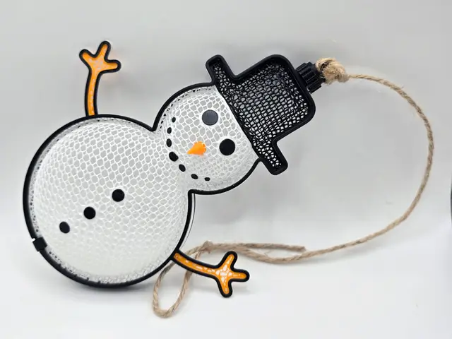 Thermoformed Snowman Treat Holder & Hanging Decor — modelo 3D