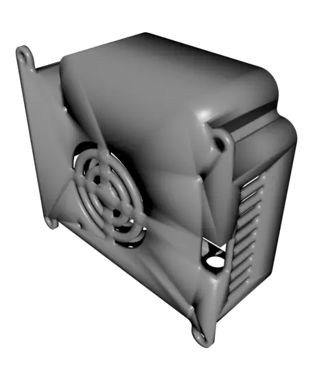 Raspi4 Case with X735 Board — modelo 3D