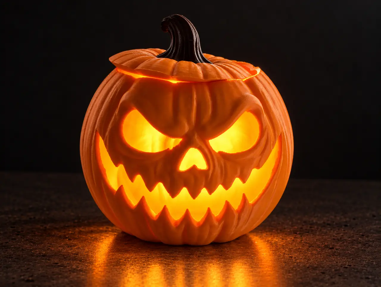 Halloween pumpkin with lid — modelo 3D