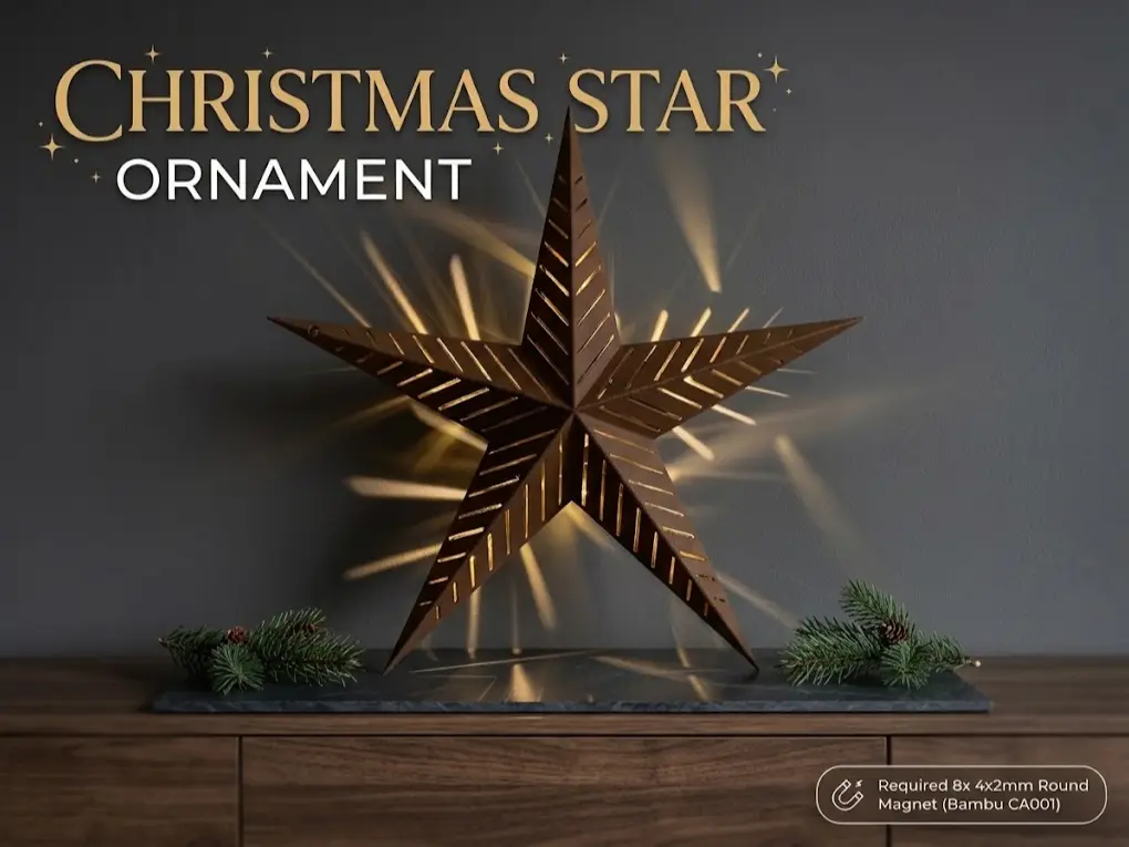 Christmas Star Ornament — modelo 3D
