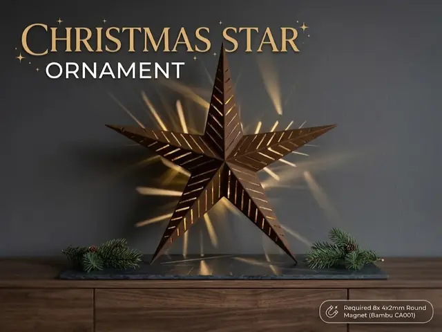 Christmas Star Ornament — modelo 3D