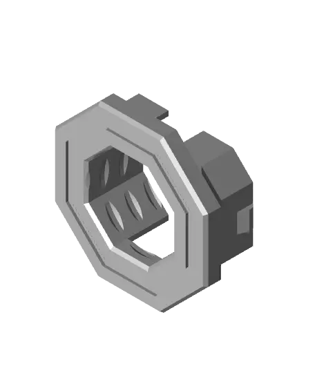 Raised Double-Sided Snap (DS Part A) — modelo 3D