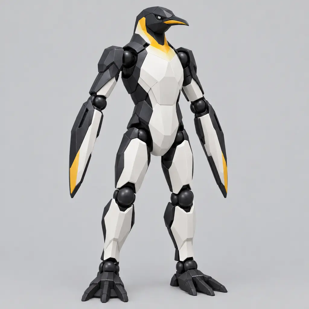 dummy 13 penguin — modelo 3D