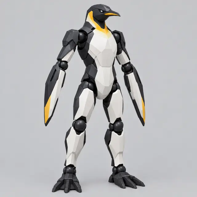 dummy 13 penguin — modelo 3D