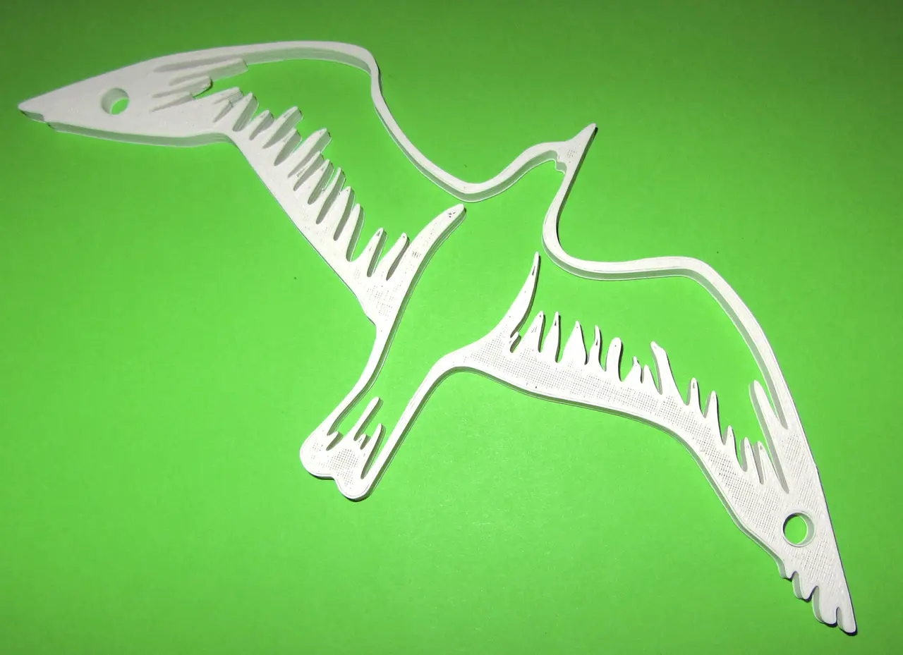 seagull plaque — modelo 3D
