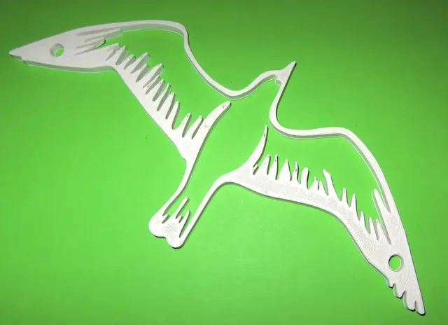 seagull plaque — modelo 3D