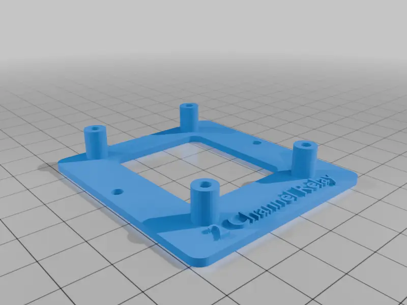 2 channel relay mount — modelo 3D