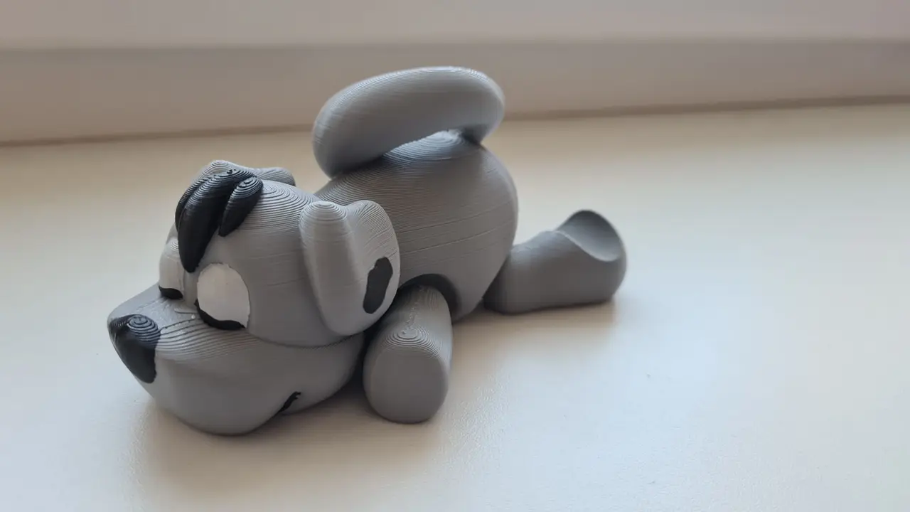 Flexi animals like mobil holder — modelo 3D