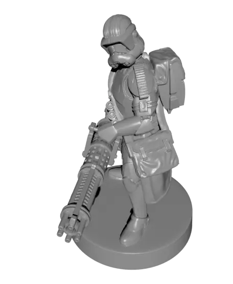 Clone Trooper Figurine - Heavy — modelo 3D