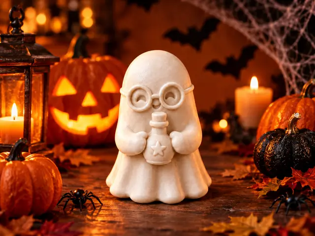 Magician Ghost holding a potion — modelo 3D