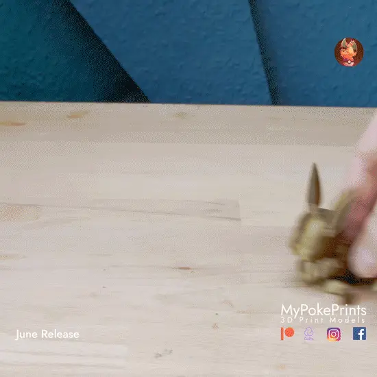 Articulated Eevee — modelo 3D