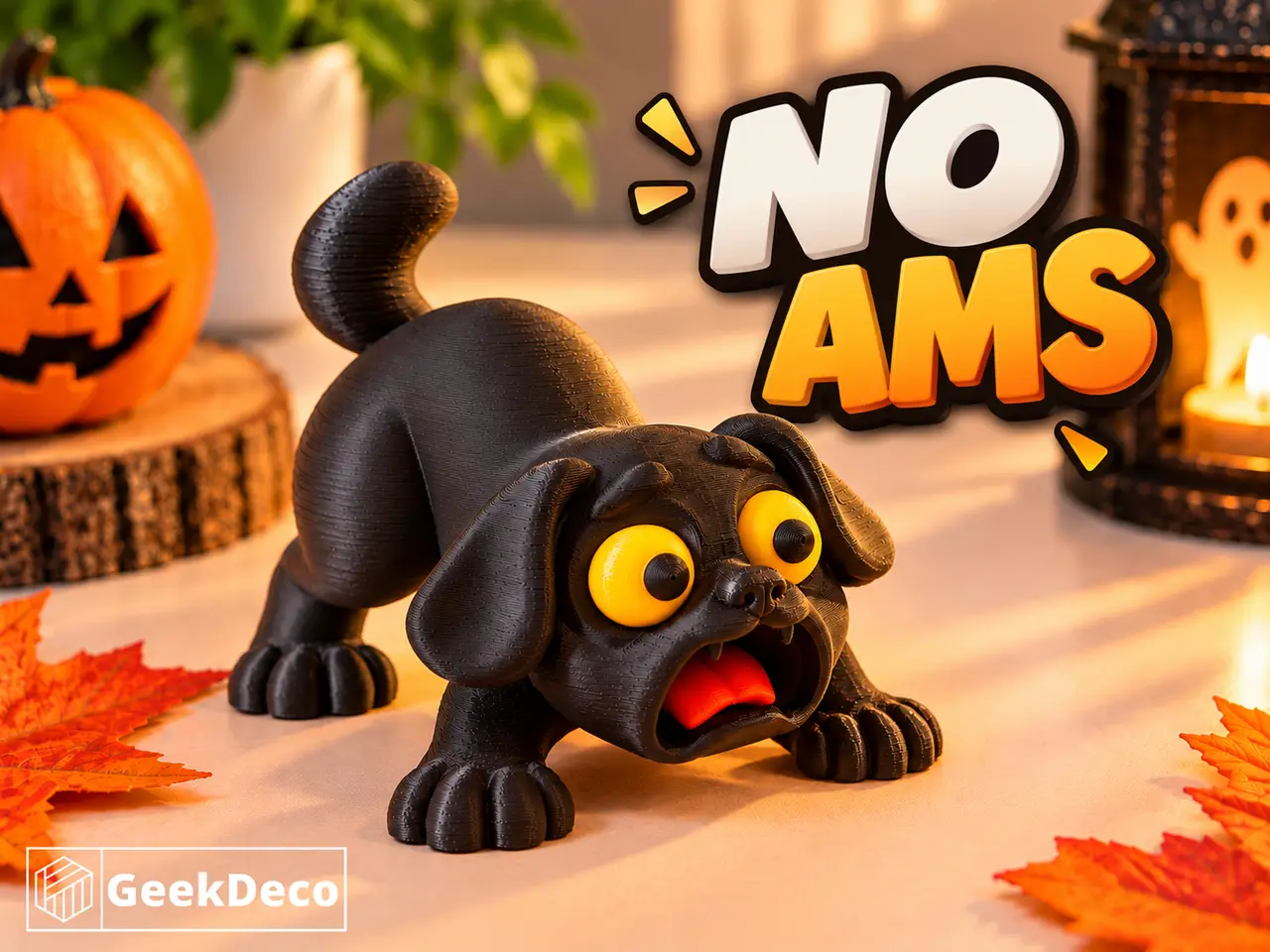 Frightened Dog | Scared Puppy | Halloween — modelo 3D
