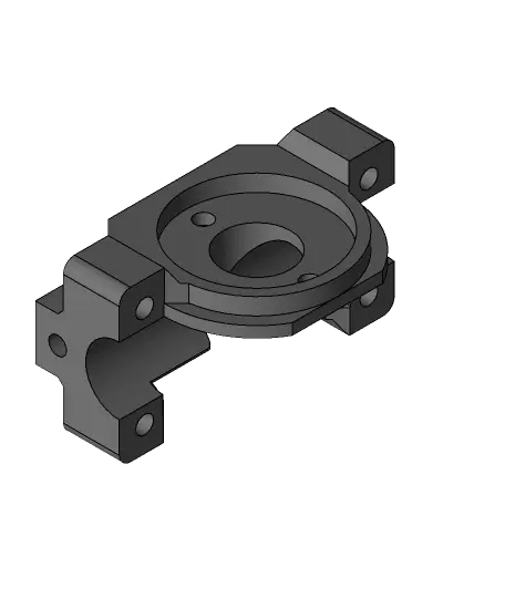 5010 Coaxial Drone Motor Mount — modelo 3D