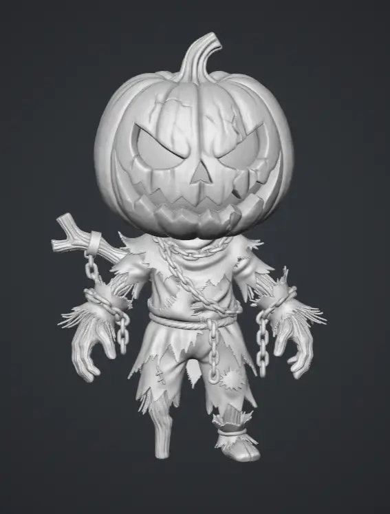 Chibi Scarecrow — modelo 3D