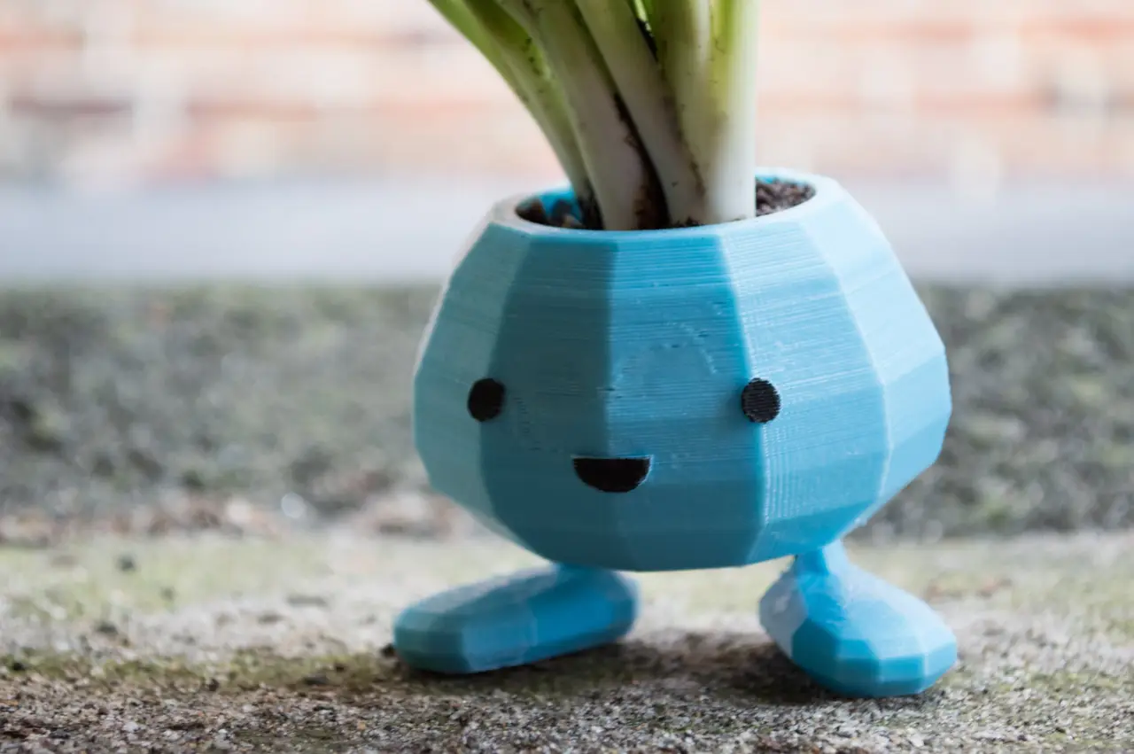 Oddish Planter with Snap Together Legs! — modelo 3D