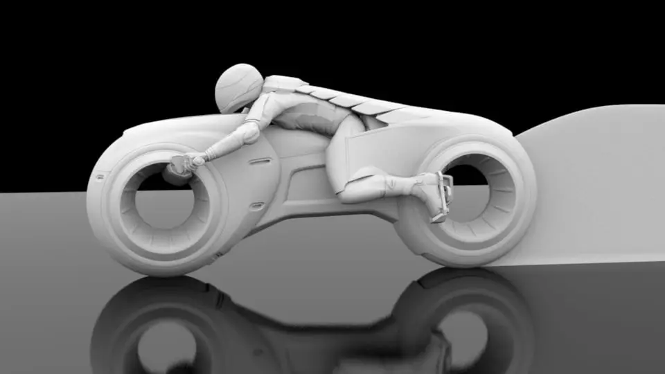 Tron - Light Cycle — modelo 3D