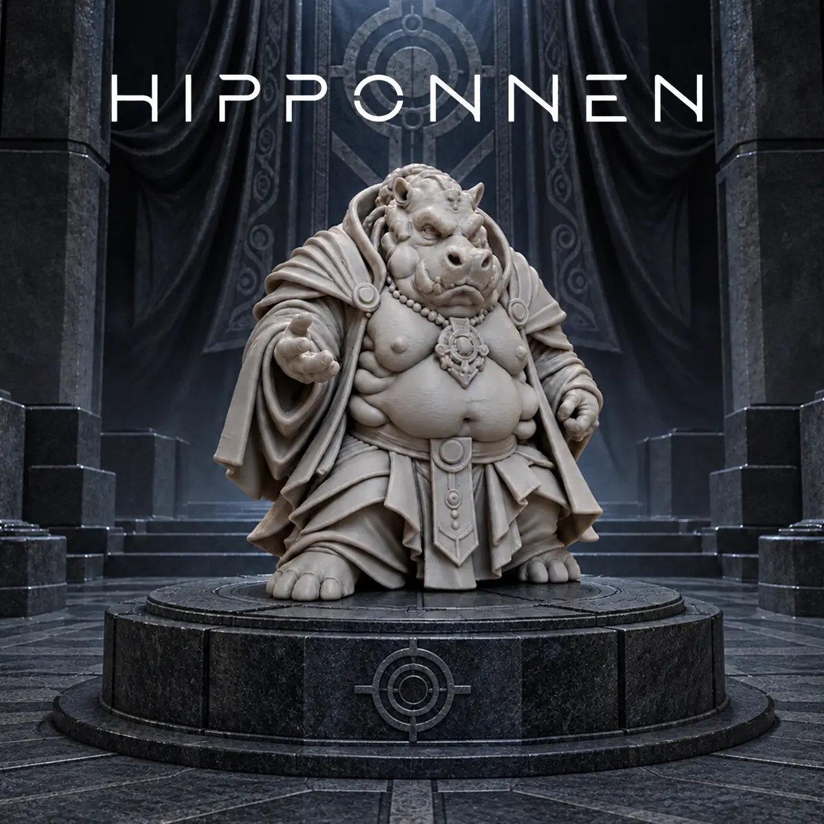 FREE FOR THE PEOPLE #012 - Hipponnen - Tabletop Miniature — modelo 3D