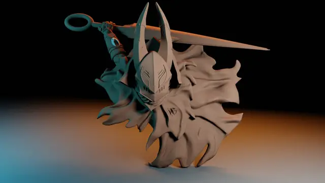 Hornet, Hollow Knight/Dark Souls mash up — modelo 3D