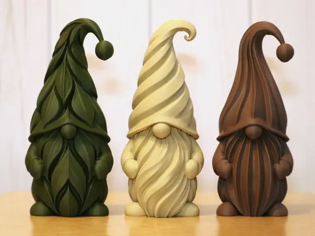 Gnome Trio — modelo 3D