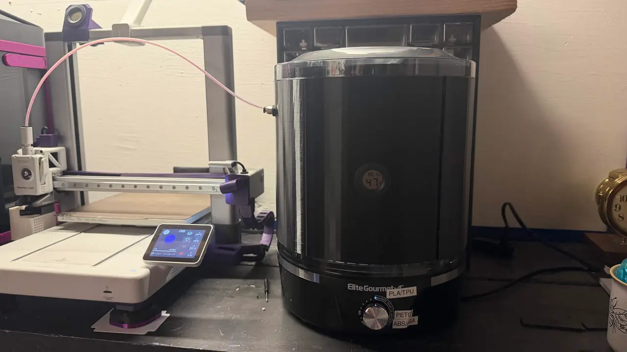 Poor Man's 2 Spool AMS-HT (Elite Gourmet Dry Box) — modelo 3D