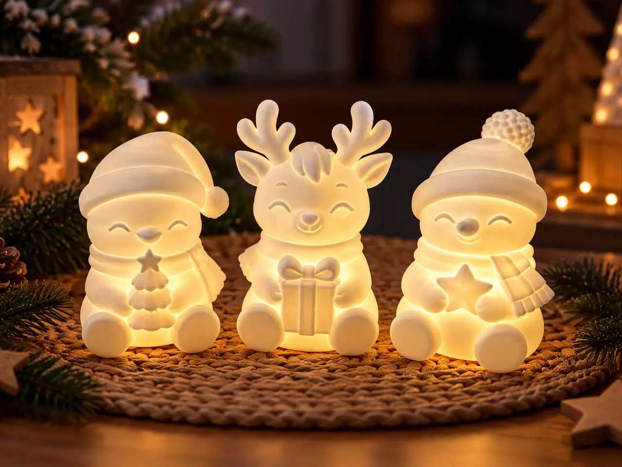 Magische Weihnachtsfreunde — modelo 3D
