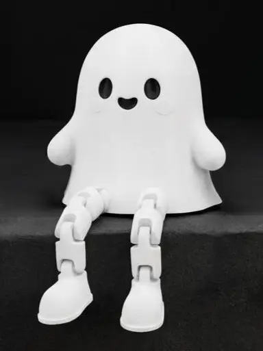 Articulated Spooky Ghost – Desk Toy | Halloween — modelo 3D