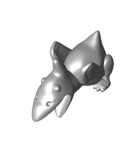 Chubby Pterodactyl Dinosaur Pencil Holder - No Supports — modelo 3D
