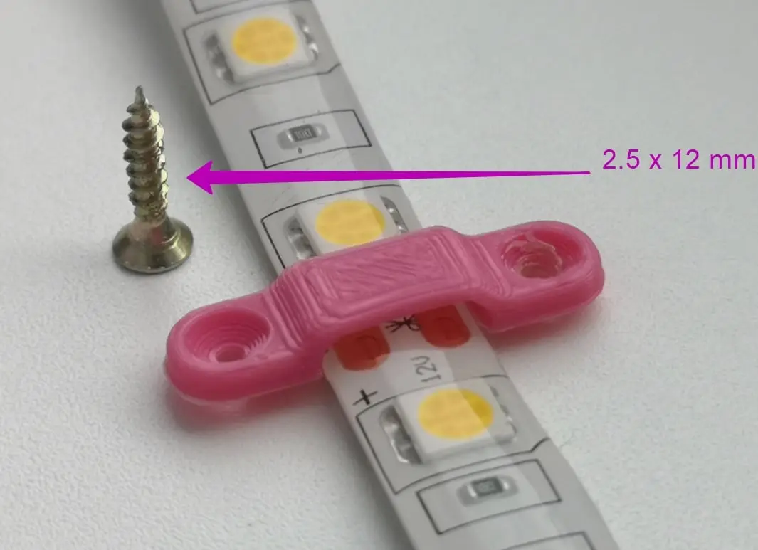 Waterproof LED strip mount — modelo 3D
