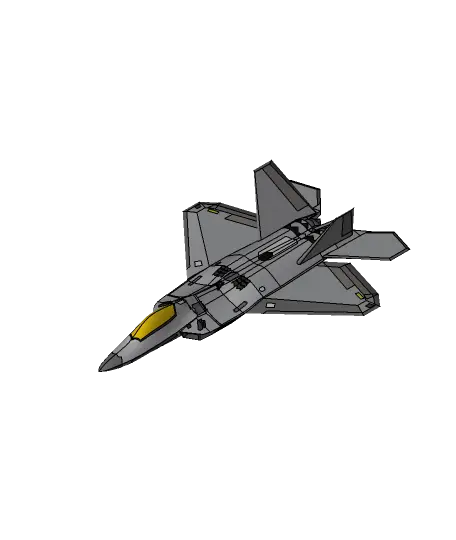 F 22 RAPTOR — modelo 3D