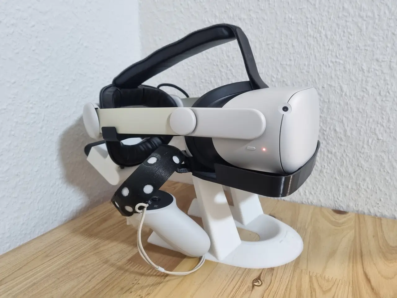 meta Quest 2/3/3s Stand Kiwi Design Strap w/Battery — modelo 3D