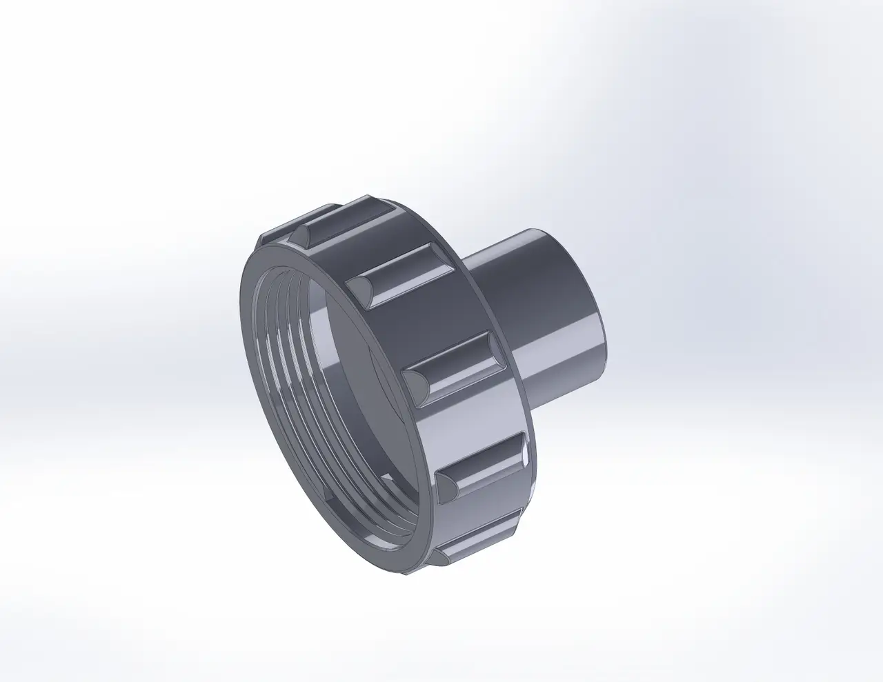 Cover with a branch pipe for the INTEX filter — modelo 3D