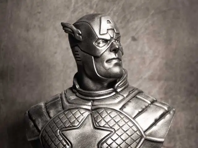 Captain American Bust (STL) — modelo 3D