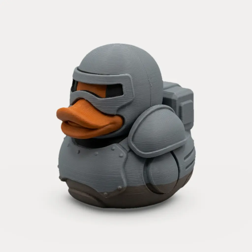 Fallout Power Armor Rubber Duck - Sci-Fi Figurine — modelo 3D