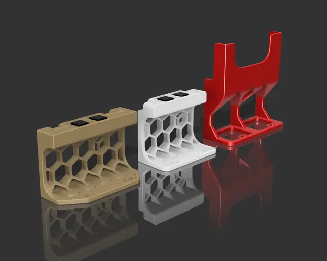 Aux Fan Saver Familia for Bambu Lab printers — modelo 3D